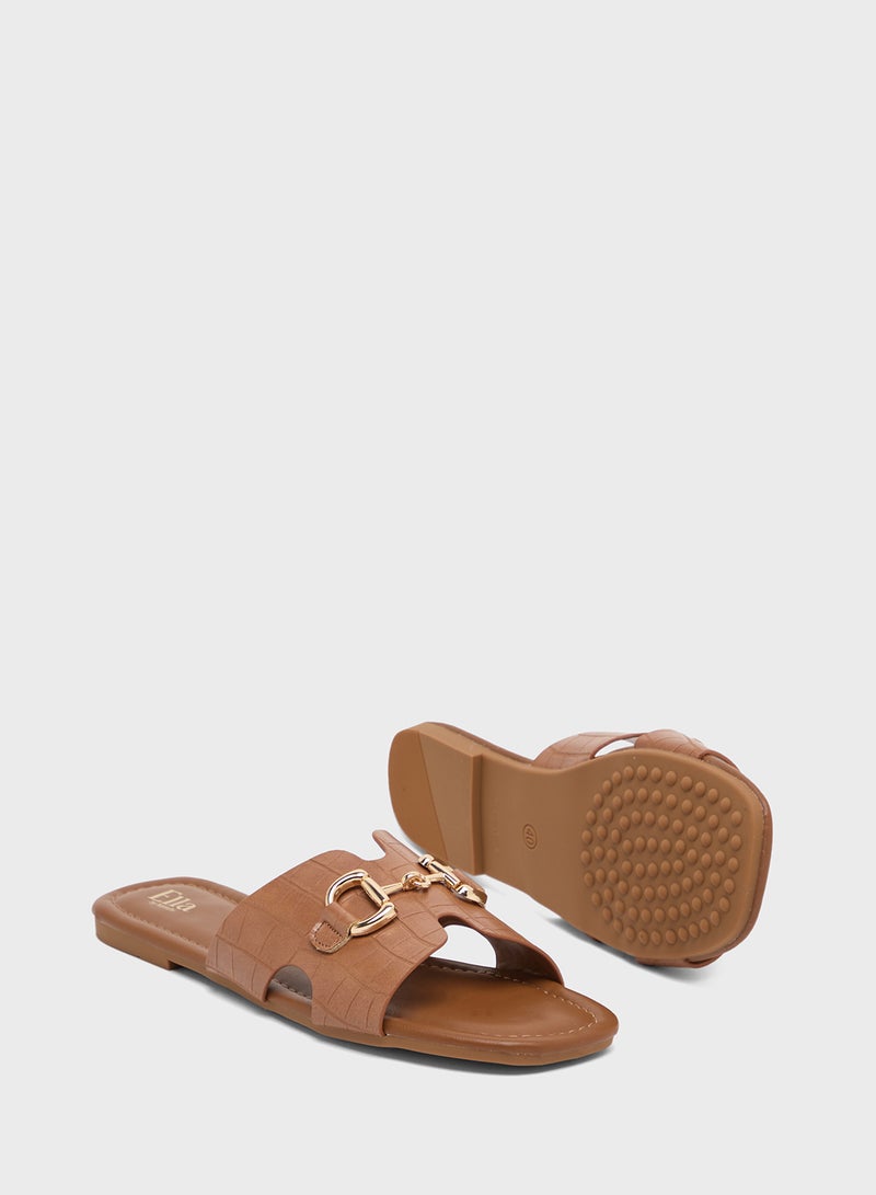 ELLA Ladies Flat Sandal  - Image 3