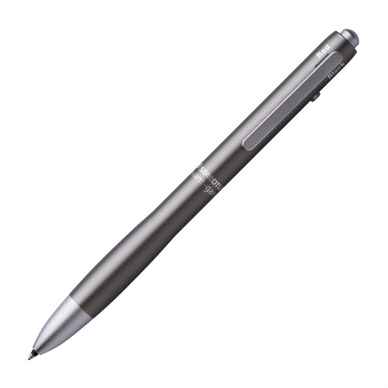 Staedtler Multi Function Avant Grade Titanium Gray, Red Ink Ballpoint Pen Plus 0.5mm Mechanical Pencil (927AG-TG) - Image 1