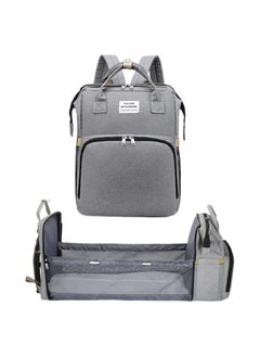Diaper Bag Backpack, Multifunction Travel Baby Changing Bag, Waterproof Back Pack for Moms Dads, Newborn Essential Gifts, Versatile Station(Grey)(1 Pack)