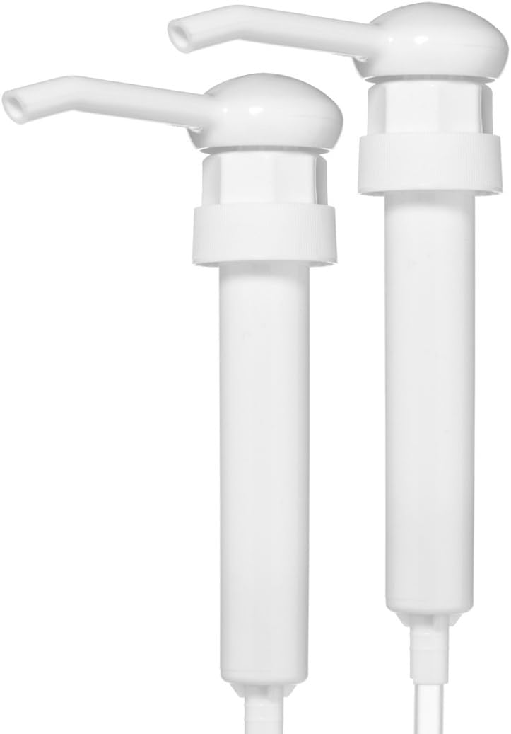 Bar5F Bar5F 1 Gallon (128 oz) Pump Dispensers Pumping Caps fot Dispensing Shampoo Hair Conditioner Lotion Mouthwash 2-Pack