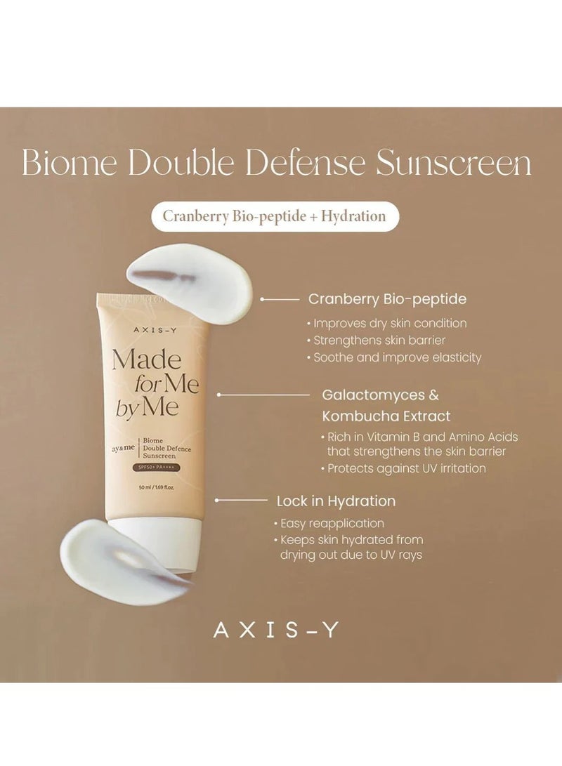 AXIS-Y Biome Double Defense Sunscreen 50ml - Image 3