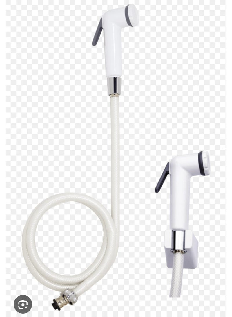 Bosini S-25 Bidet Spray – Made in Italy, Flexible Hose & Wall Holder, Durable Design with Easy Water Pressure Control - Image 4
