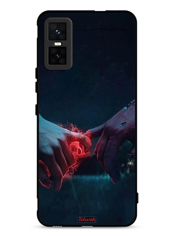 Tolwak Infinix GT 30 Pro Protective Case Cover Burning Hands - Image 1