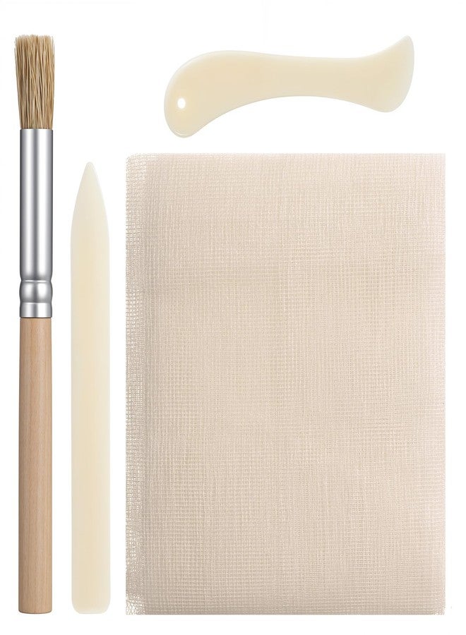 salbsever Book Repair Kit, Bookbinding Supplies, Book Binding Materials, Includes Archival Acid-Free Cloth, Bone Folder Tools, Glue Brush, Bookbinding Kit for Repairing Old Books, Documents, and Magazines - Image 1