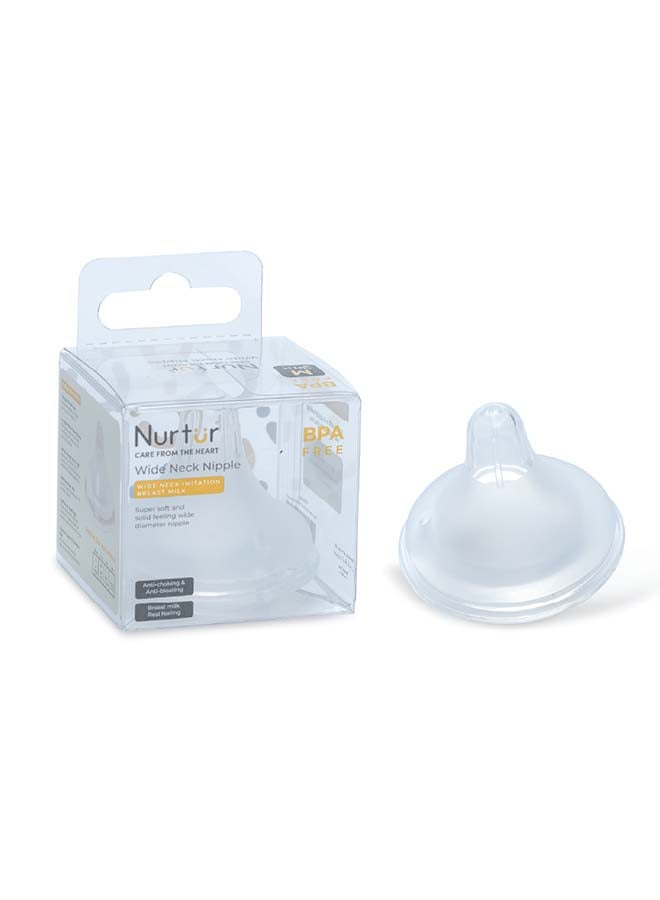Nurtur Nurtur Cozi - Narrow Neck Silicone 3 Flow Rate Teats - X-Nude  - Image 2