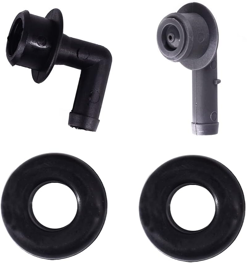 CULMKARI PCV CCV Vent Valve Elbows with Grommets for 2000-2004 Grand Cherokee 4.0L - Image 1