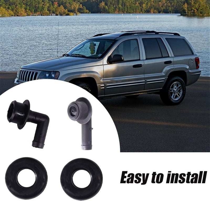 CULMKARI PCV CCV Vent Valve Elbows with Grommets for 2000-2004 Grand Cherokee 4.0L - Image 4