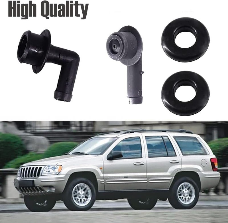 CULMKARI PCV CCV Vent Valve Elbows with Grommets for 2000-2004 Grand Cherokee 4.0L - Image 5