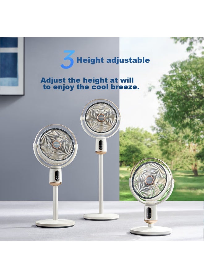 morphy richards Morphyrichards Electric Fan, Floor Fan, Household Dc Inverter Quiet Oscillating Fan, Level 1 Energy Efficiency, 7 Blades, High Air Volume, Remote Control Electric Fan Mr3702 - Image 3