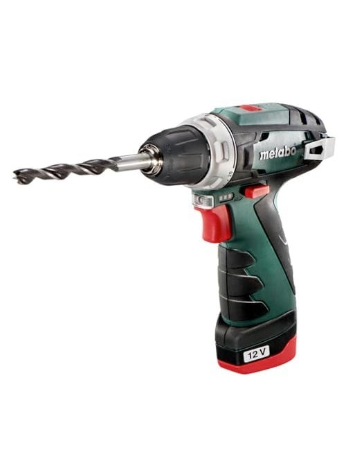Metabo Metabo Powermaxx Basic Bs 12V Cordless Drill MachineScrew Driver With Light One 2Ah LiPower Battery Chuck Capacity 110Mm 1400 Rpm Torque Upto 34 Nm 3 Year Warranty Green  - Image 2