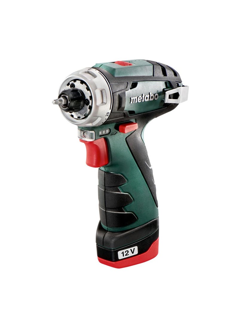 Metabo Metabo Powermaxx Basic Bs 12V Cordless Drill MachineScrew Driver With Light One 2Ah LiPower Battery Chuck Capacity 110Mm 1400 Rpm Torque Upto 34 Nm 3 Year Warranty Green  - Image 3