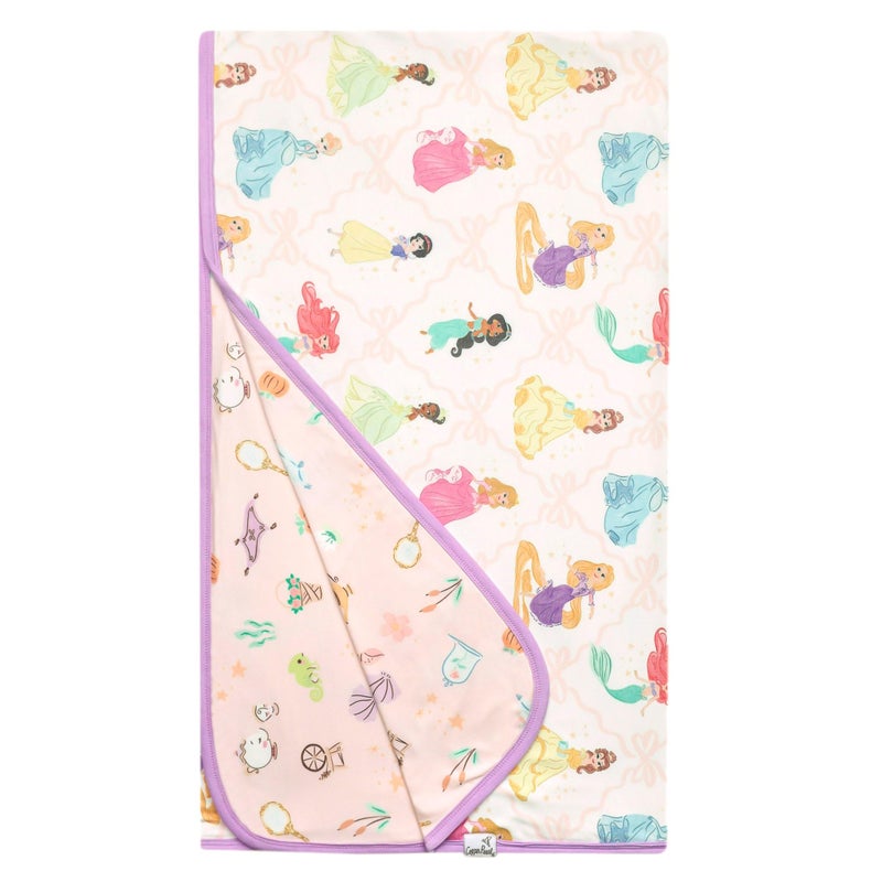 Copper Pearl Jumbo 3Layer Baby Blanket Soft Baby Quilts for Boys and Girls Breathable Cozy Toddler Blanket Baby Quilt for Newborns 60x72 Premium Material Disney Princess - Image 2