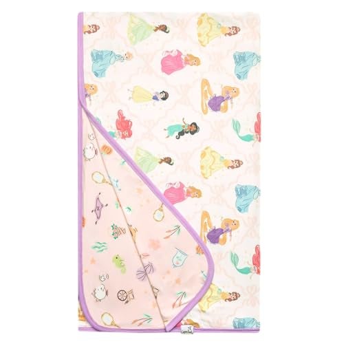 Copper Pearl Jumbo 3Layer Baby Blanket Soft Baby Quilts for Boys and Girls Breathable Cozy Toddler Blanket Baby Quilt for Newborns 60x72 Premium Material Disney Princess - Image 1