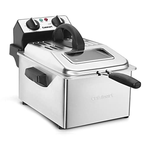 Cuisinart قلاية كوزينارت العميقة، 4 كوارت، CDF-200P1 - Image 1