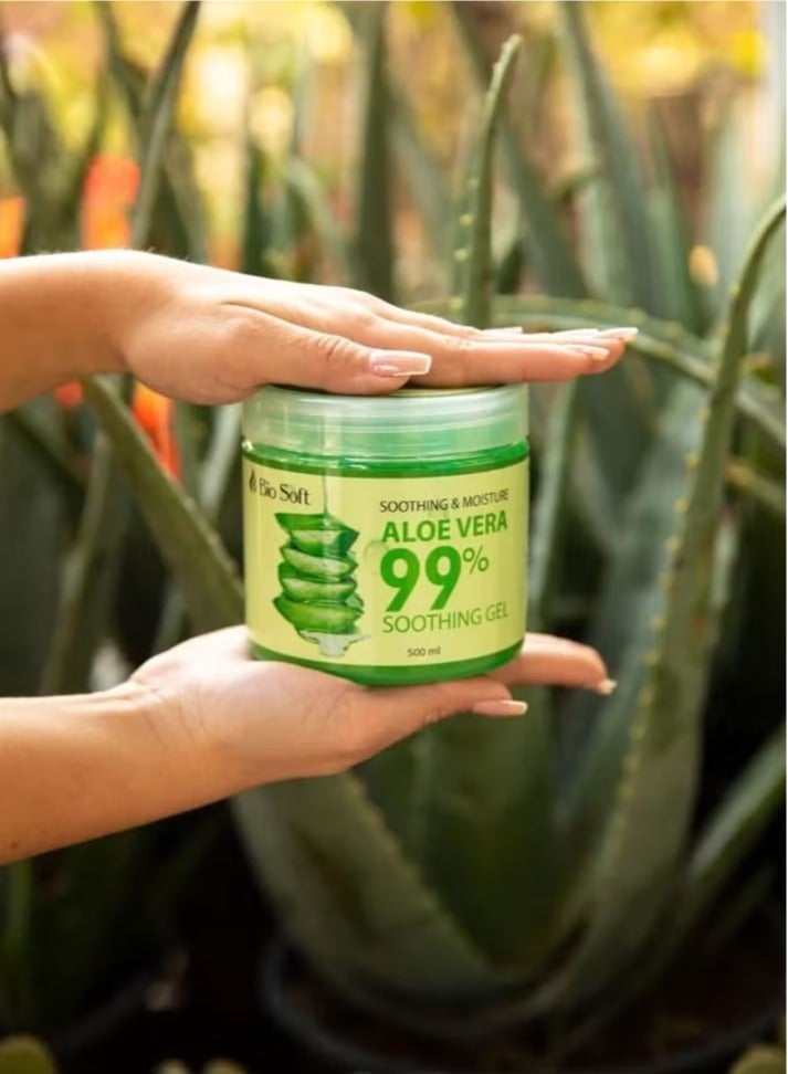 Bio Soft Aloe Vera Soothing Gel - 500ml - Image 3