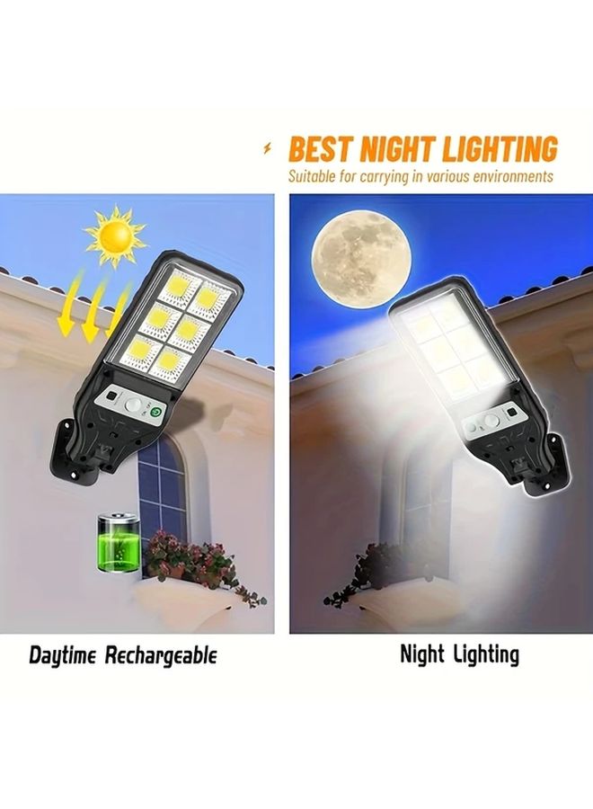 4pcs Smart Motion Sensor Solar Wall Lights Outdoor LED Security Lighting For Garden - Image 5