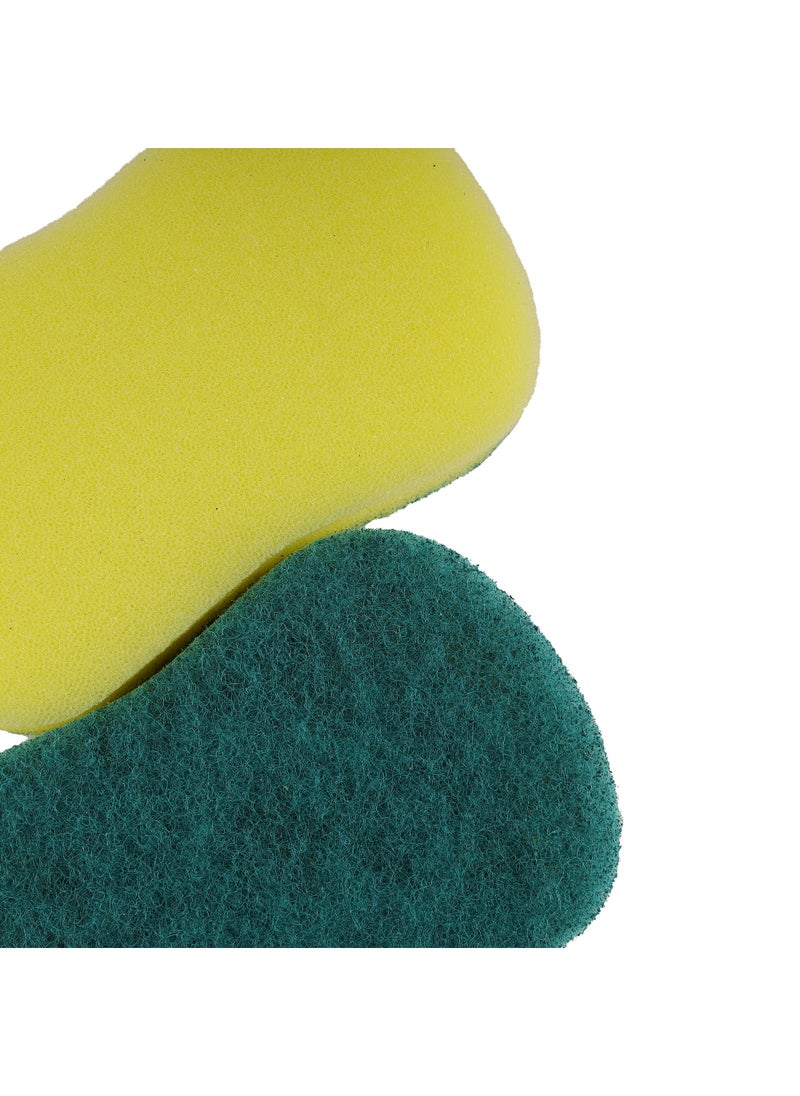 Royalbright Heavy Duty Scrub Sponges- RF10627 Scrub Pads for Kitchen, Sink and Bathroom Use Ideal for Dish wash Liquid| Multi-Purpose| No Scratch| Pack of 2| Green - pzsku/Z580B7004D69AAEDA799EZ/45/_/1680101061/3b1b9471-6a97-44cd-883a-6be8d308c17f