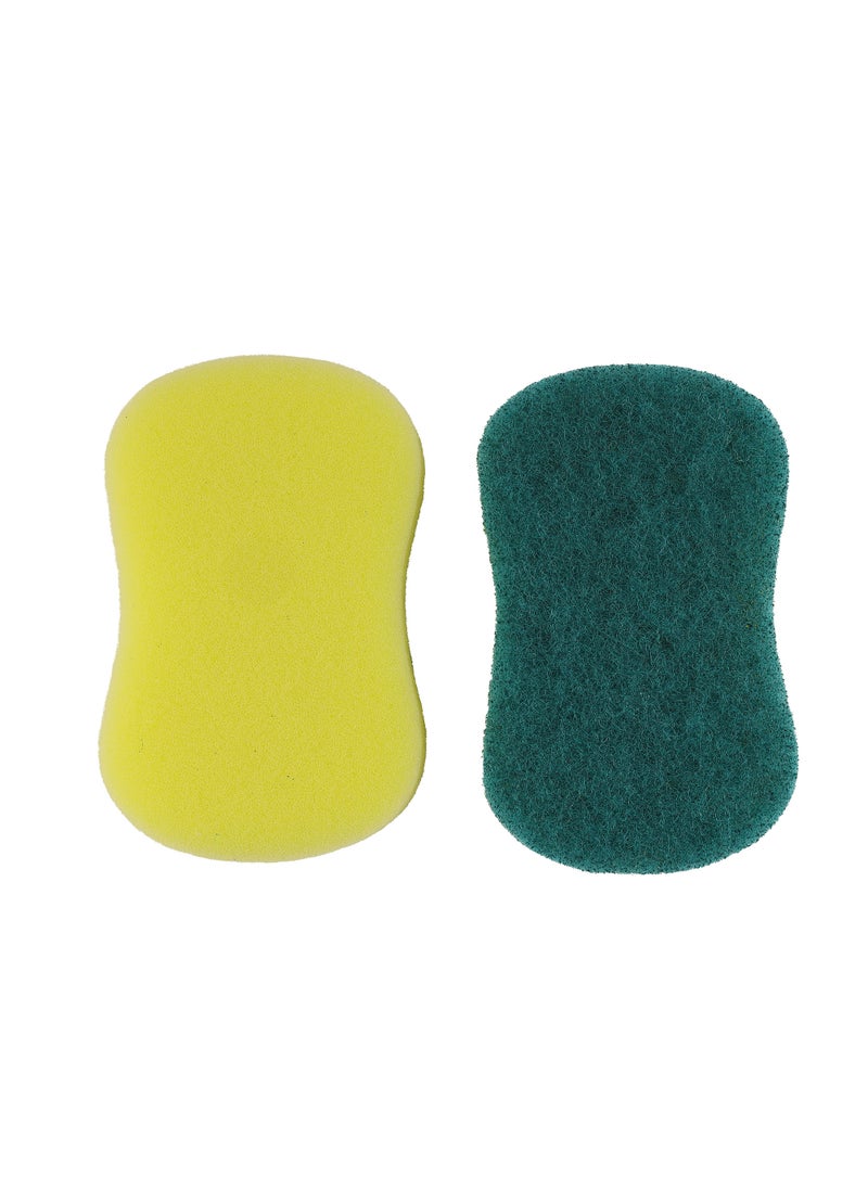 Royalbright Heavy Duty Scrub Sponges- RF10627 Scrub Pads for Kitchen, Sink and Bathroom Use Ideal for Dish wash Liquid| Multi-Purpose| No Scratch| Pack of 2| Green - pzsku/Z580B7004D69AAEDA799EZ/45/_/1680101063/dc3b3147-b15f-423f-9765-86b0cd1e8d70