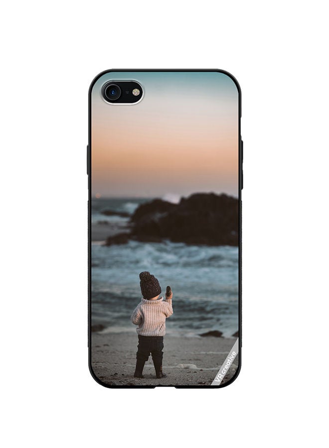 VR CREATIVE Protective Case Cover For Apple iPhone SE (2022) Baby With Stone Design Multicolour - Image 1