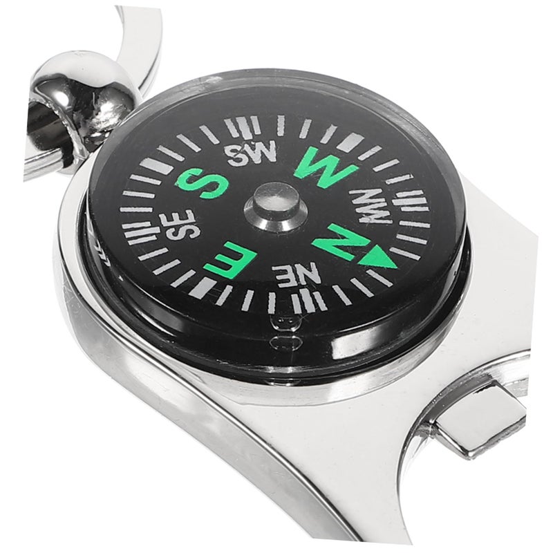 Compass Keychain Pendant Lightweight Car Key Decoration Gift Size 9 5X3 5X0 7CM - Image 4