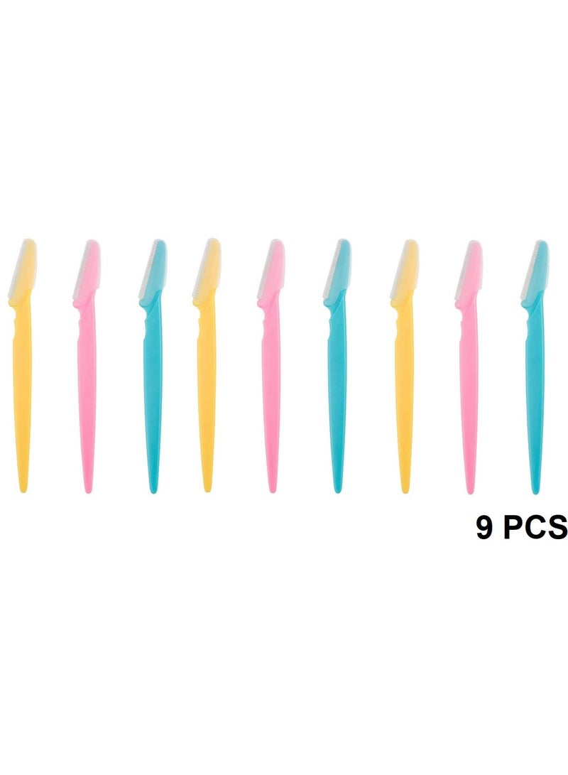 مجموعة من 3 شفرات حلاقة للحواجب/شعر الوجه، متعدد الالوان - Image 1