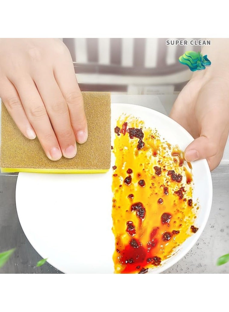 KASTWAVE Kitchen Sponge, 12 Pack Dishwashing Sponge, Household Cleaning Scrub Sponges Absorbent Good for Kitchen Bathroom Car - Image 2