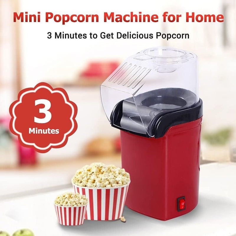 Electric Popcorn Machine Without Oil – Hot Air Popcorn Maker, Quick and Easy to Use Healthy Popcorn Maker H - Image 2