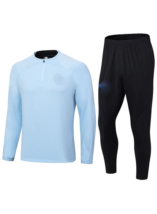 23-24 New Season  Adult Long Sleeve Shirt Set 10# Football Shirt/Shorts Gift Set Adult Size  - Image 1