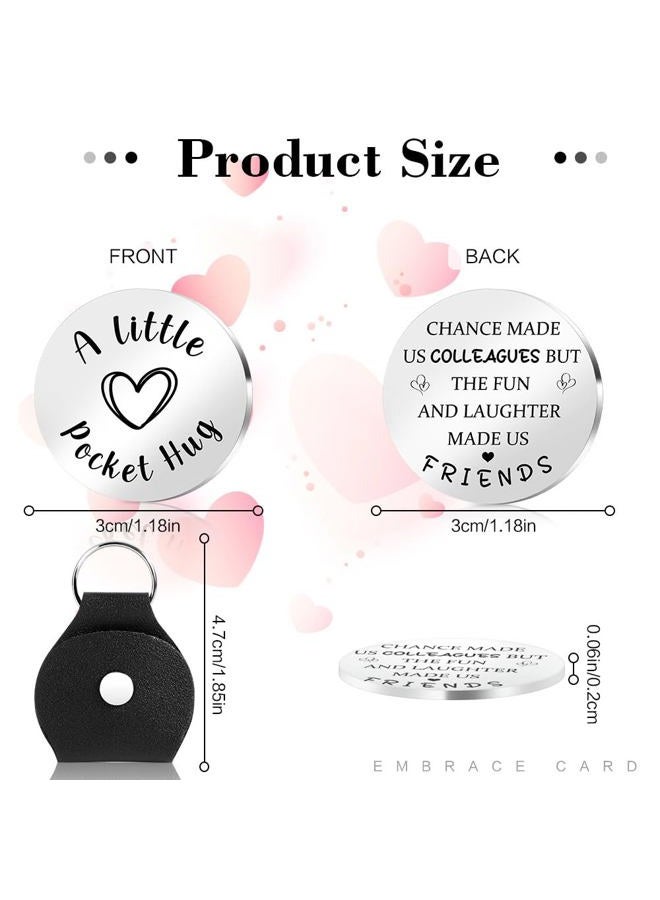 STARKET Christmas Gifts For Women Men Pocket Hug Token 2026 Graduation Gift Valentines Day Gift For Him Son Stocking Stuffers, Chance Made Us Cowokers, Chance made us cowokers - Image 3