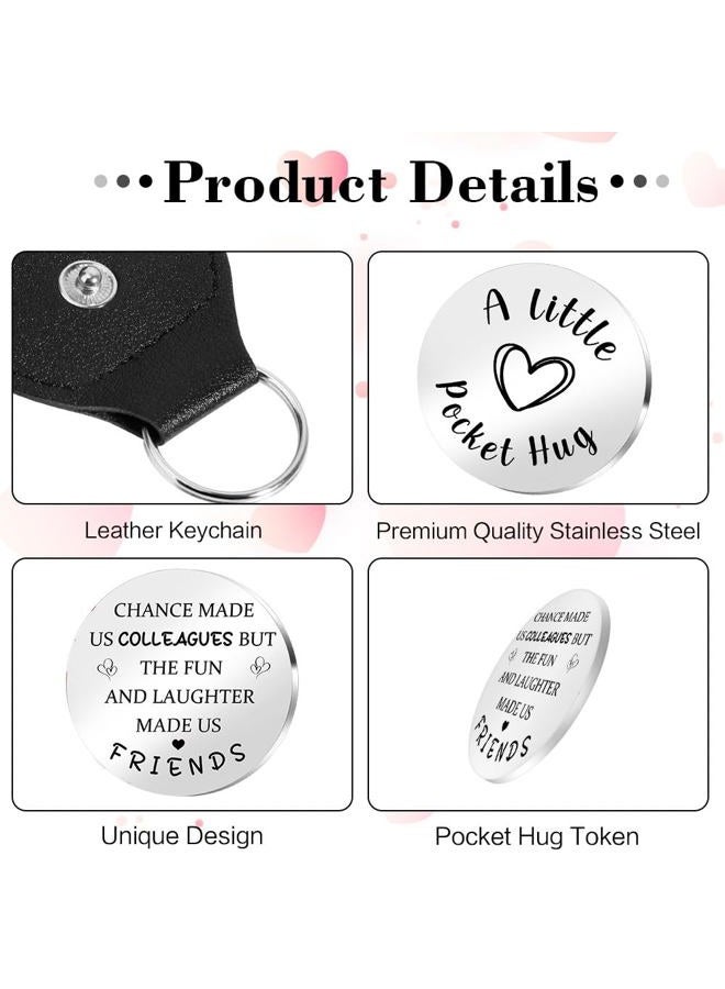 STARKET Christmas Gifts For Women Men Pocket Hug Token 2026 Graduation Gift Valentines Day Gift For Him Son Stocking Stuffers, Chance Made Us Cowokers, Chance made us cowokers - Image 2