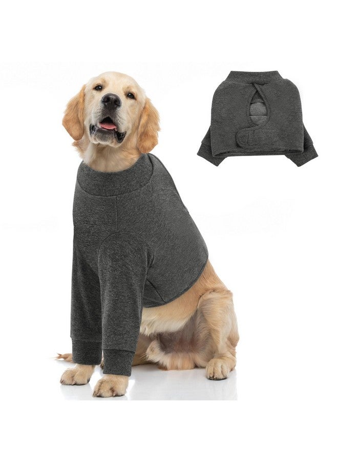 Queenmore Dog Leg Sleeve to Stop Licking, Adjustable Dog Wound Care, Grey, XXL - Image 1