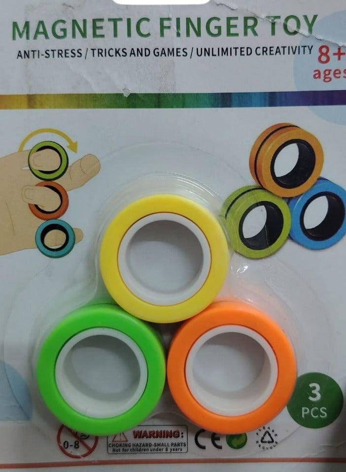 Set of 3 Magnetic Rings for Stress Relief - Image 2