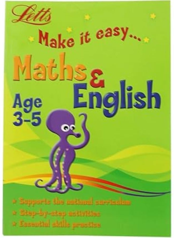 Letts Make it Easy: Eng Maths Age 3 5