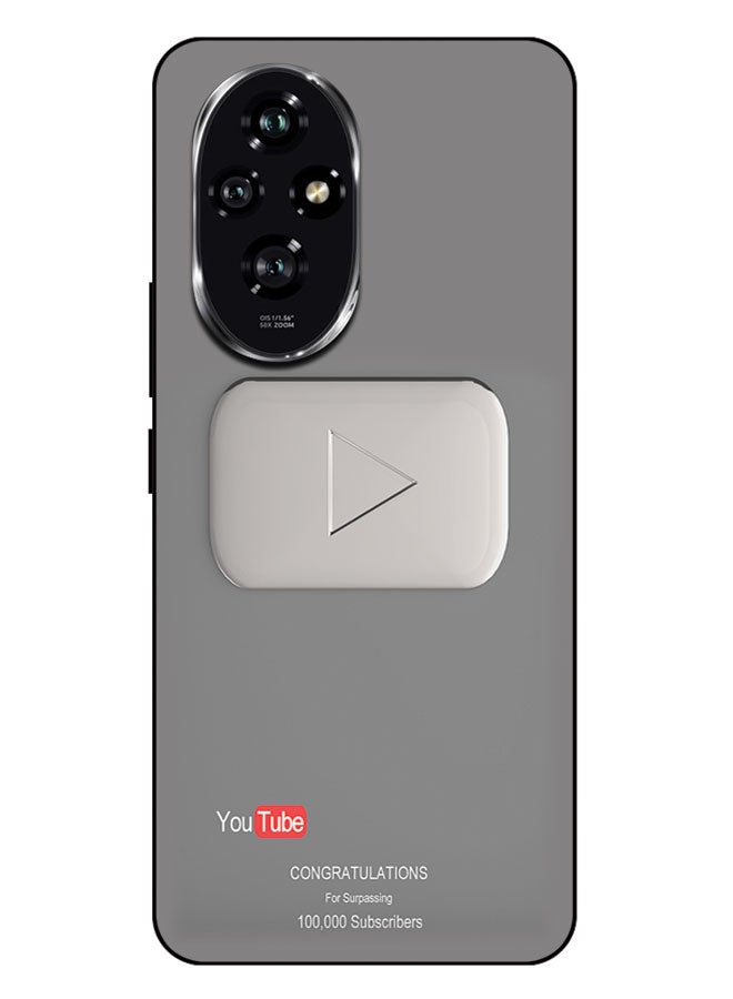 EYE CATCH Printed Protective Case Cover For Honor 200 -  Youtube Award - Image 1