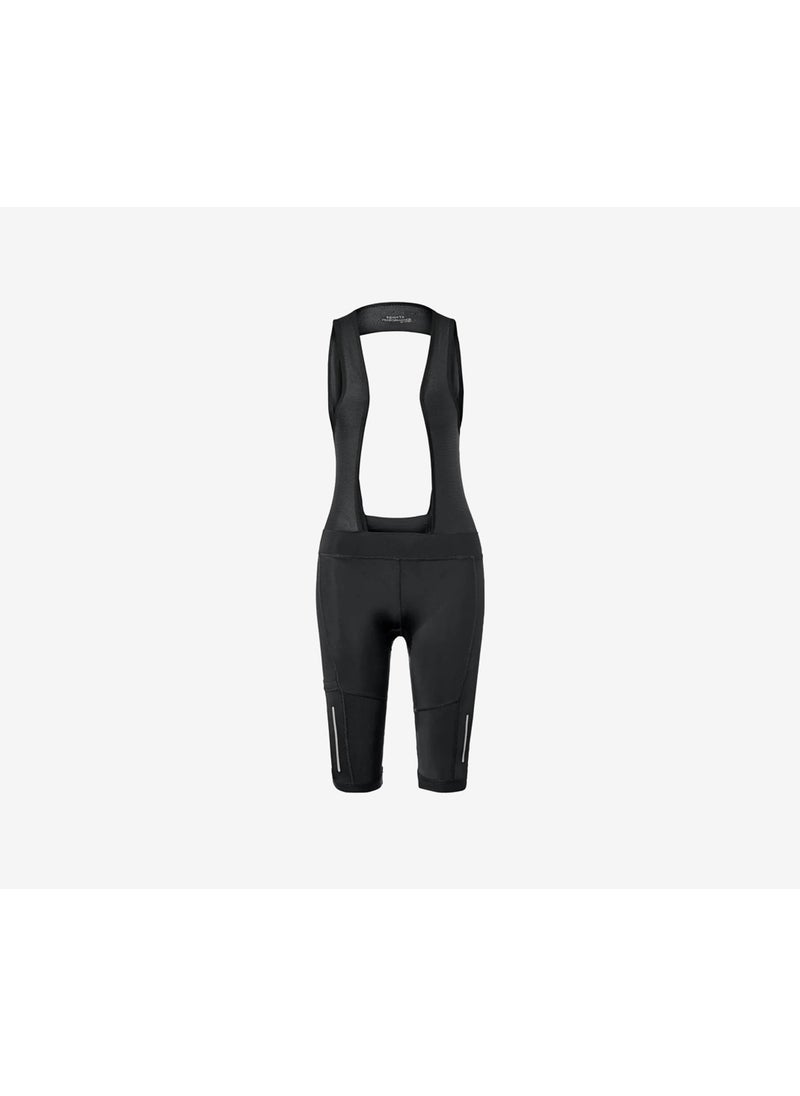 Tchibo Women Sportswear Fit Bicycle Bib Shorts, Black  - Image 3