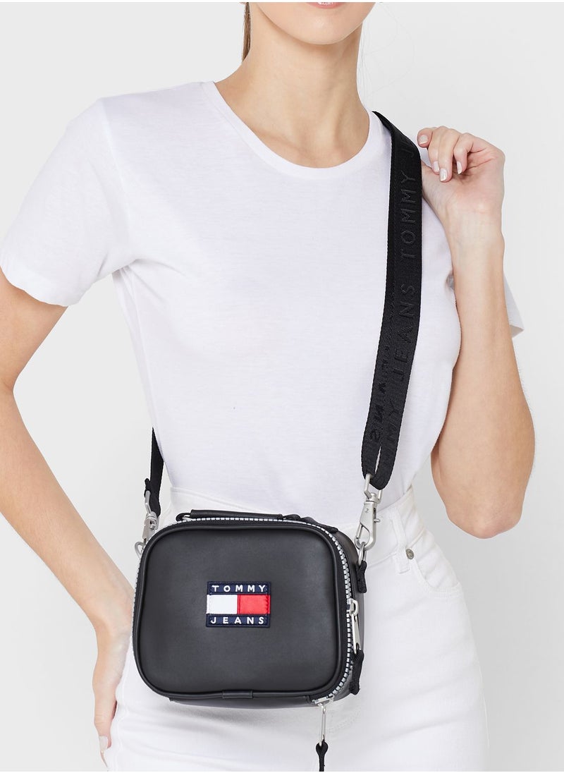 TOMMY JEANS - Heritage Top Handle Crossbody Bag - Image 1