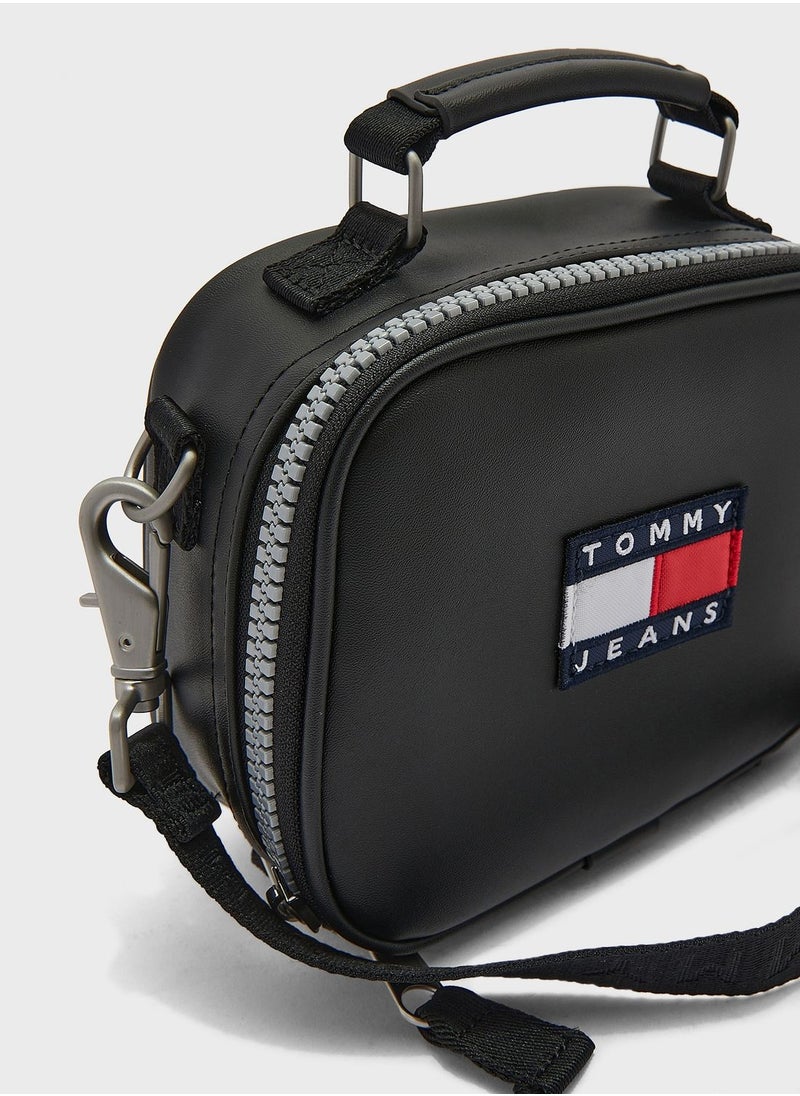 TOMMY JEANS - Heritage Top Handle Crossbody Bag - Image 1