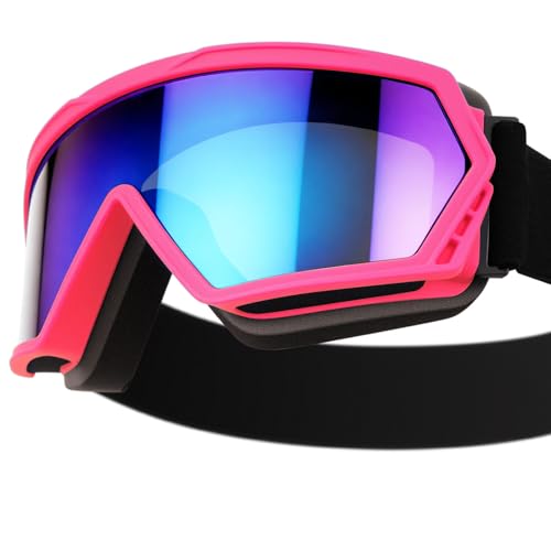 BDFHYK Motorcycle Goggles Dirt Bike GogglesATVSkiWindproof Glasses for Adults Men Women Youth - Image 1