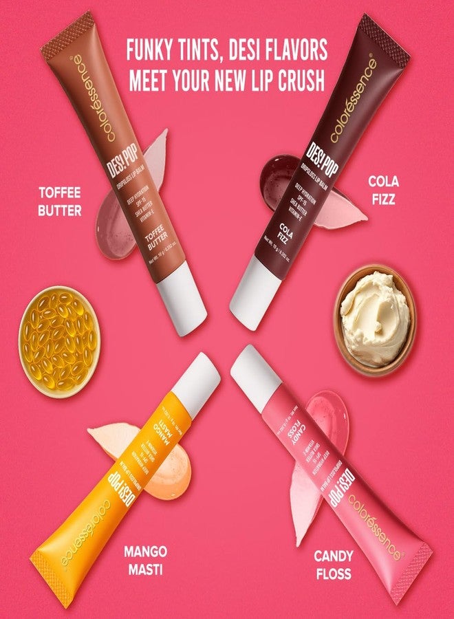Coloressence Desi Pop DripGloss Lip Balm SPF-15, Cola Fizz, 10gm | Deep Hydration | Enriched with Vitamin E, Shea Butter & Coconut Oil - Image 4