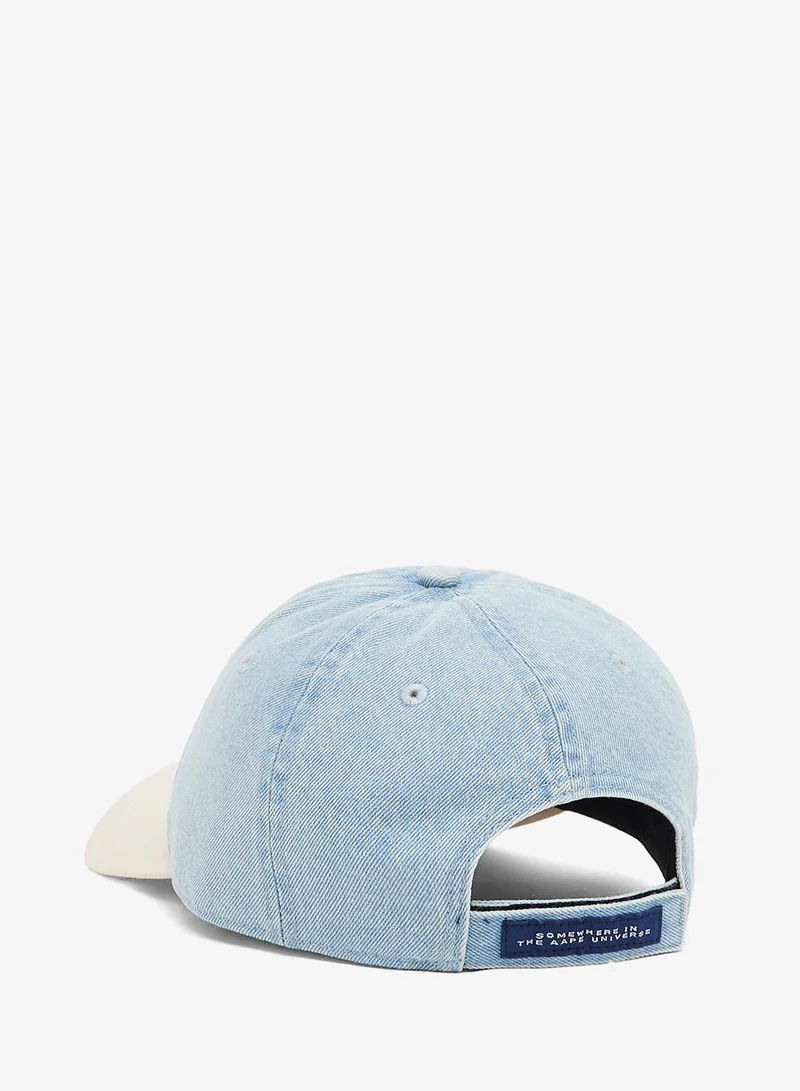 AAPE AAPEUNVS moonface logo two-tone cap