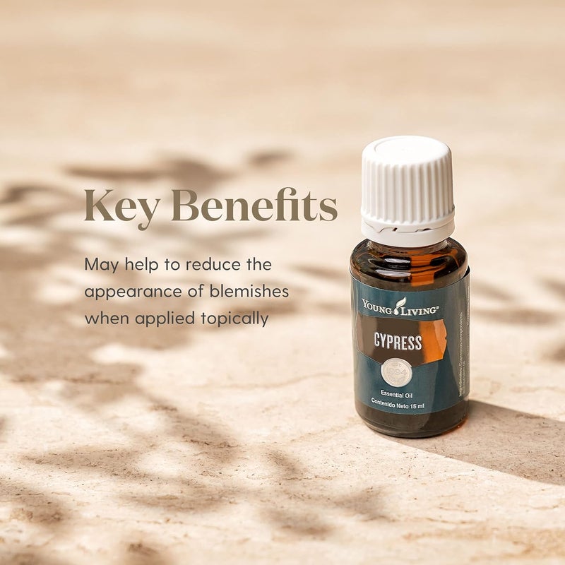 Young Living Cypress Essential Oil 15ml - Pure Aromatic Oil for Relaxation and Grounding - Image 4