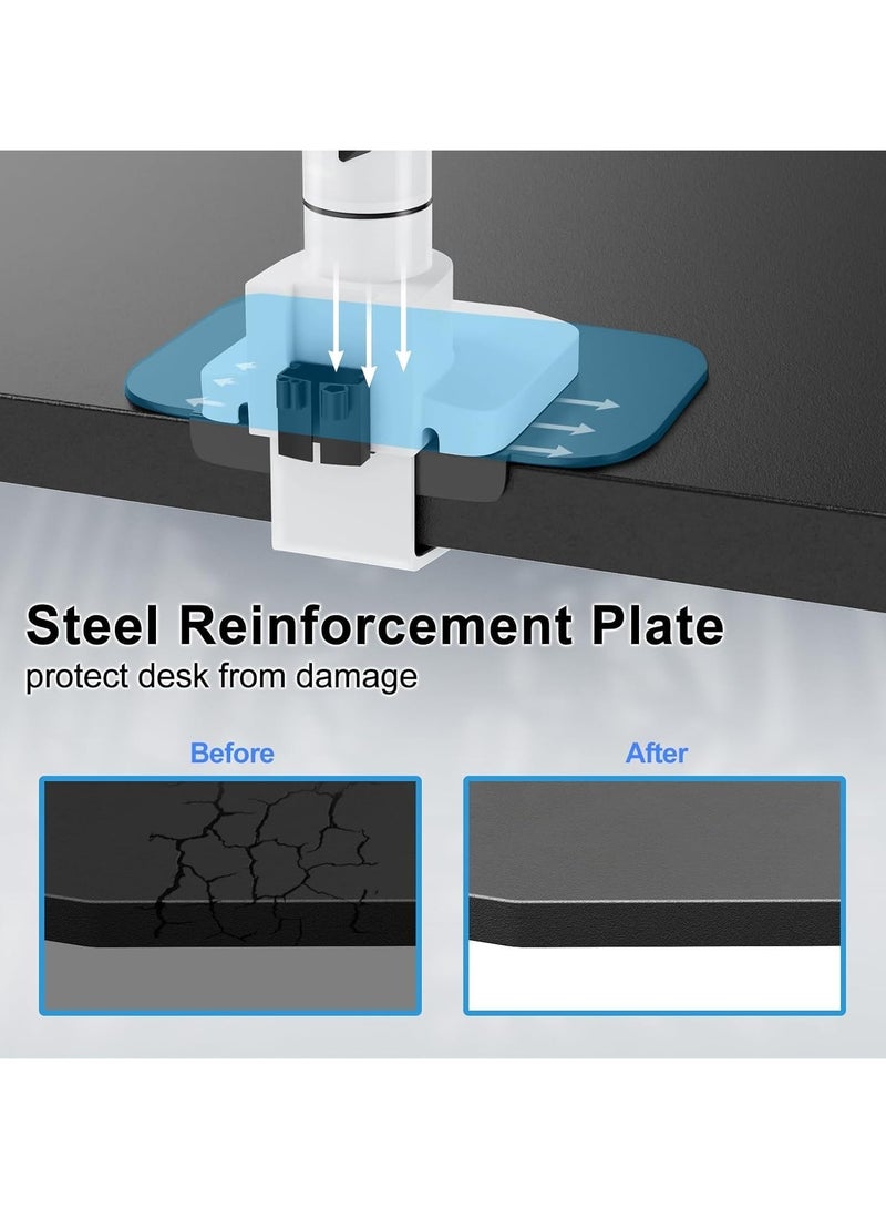 Newstar LDT92-C012 Heavy Duty Gas Spring Monitor Arm – Fits 24″–57″ Flat/Curved Screens – Supports up to 27 kg Flat / 22 kg Curved – Full Motion with Tilt, Swivel & Rotation – VESA 75×75–200×200 - Image 5