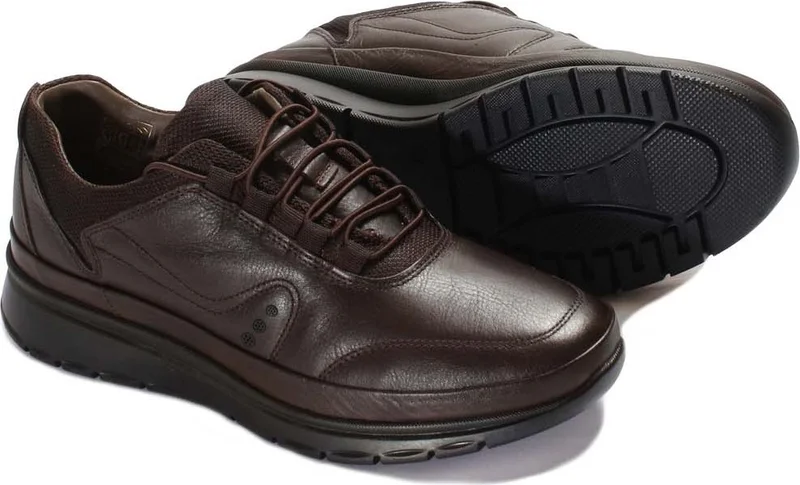 Fast Step Genuine Leather Fur Men's Casual Shoes 717kma14150