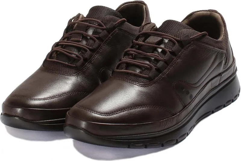 Fast Step Genuine Leather Fur Men's Casual Shoes 717kma14150