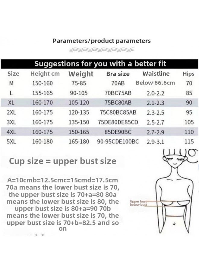 Generic - Special Offer Swimwear Women's Plus Size Elderly Swimming Suit Chubby Girl Loose Conjoined Flat Corner Conservative Plus Fertilizer Hot Spring Swimwear-Color:Navy Blue Red Circle-Size:4xl ( 75-82.5kg ) - Image 1
