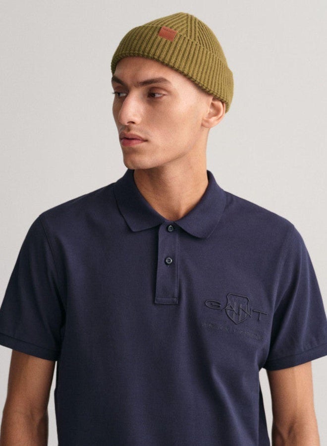 Gant Tonal Shield Polo Shirt - Image 1