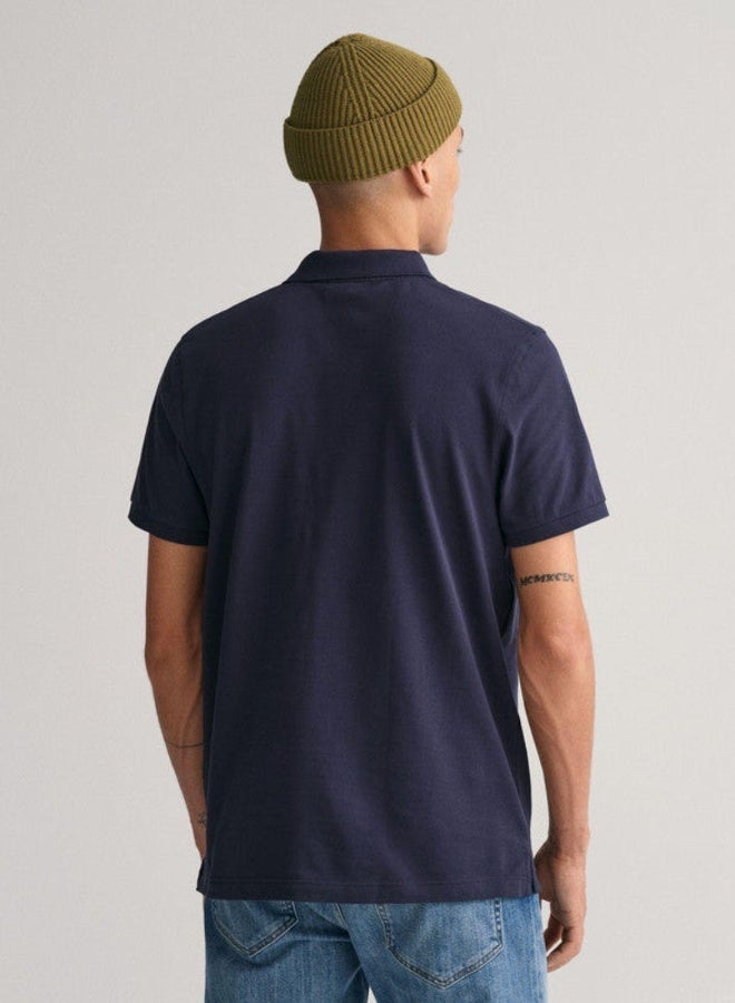 Gant Tonal Shield Polo Shirt - Image 3