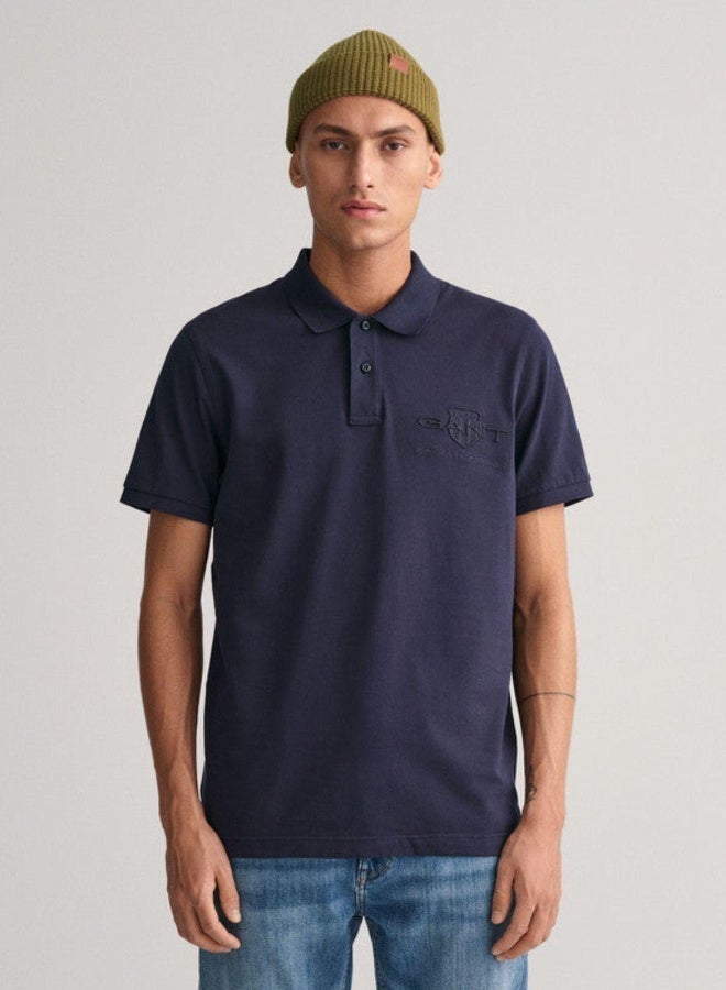 Gant Tonal Shield Polo Shirt - Image 4