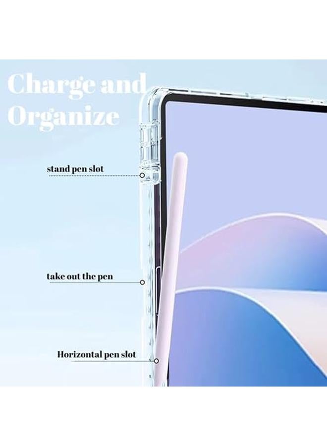 Cover Compatible With Huawei Matepad 11.5S 2024 Case With Pencil Holder Slim Lightweight Tpu Shockproof Cover With Clear Back Silicone Shell Protective For Huawei Matepad 11.5S 2024 Black