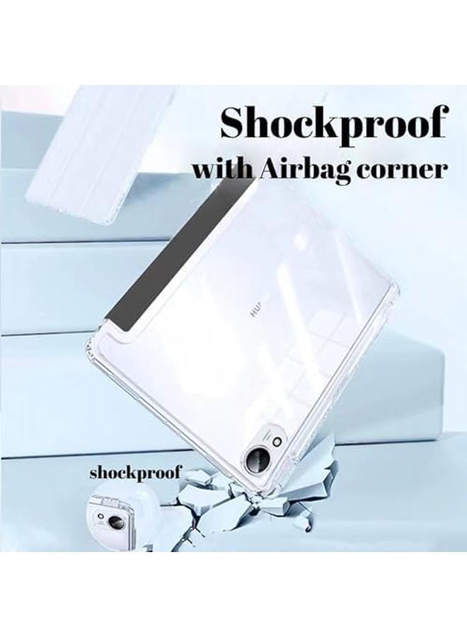 Cover Compatible With Huawei Matepad 11.5S 2024 Case With Pencil Holder Slim Lightweight Tpu Shockproof Cover With Clear Back Silicone Shell Protective For Huawei Matepad 11.5S 2024 Black